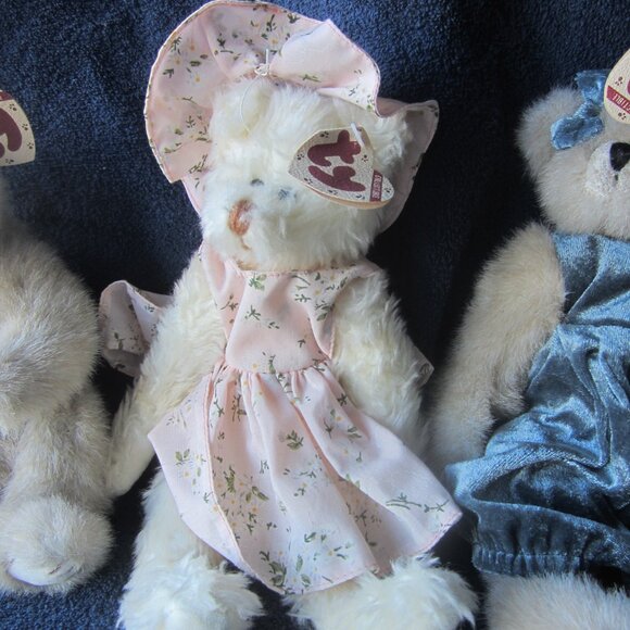 VTG TY LARGER BEARS, WITH TAGS SET OF 4 - Picture 3 of 16